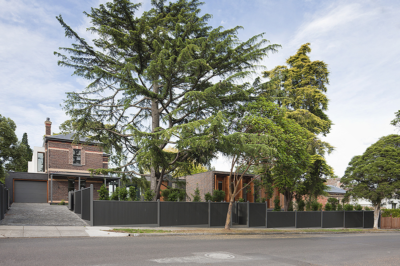 Rob Mills Architecture & Interiors' Kew Residence viewed from the street